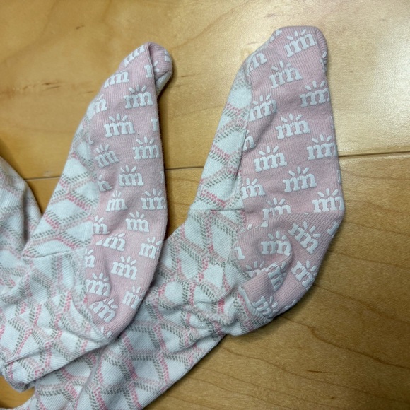 Girls Simply Magnetic Me Pink Print Sleeper Pajama - Picture 4 of 4